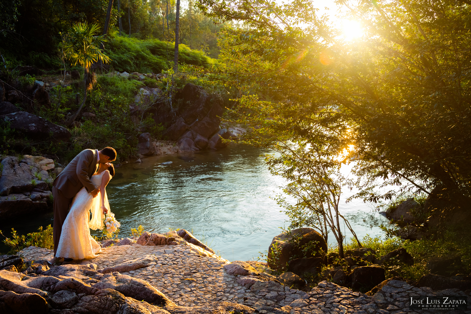 Adrian & Gaylan - San Ignacio, Blancaneaux Resort - Belize Wedding (4)