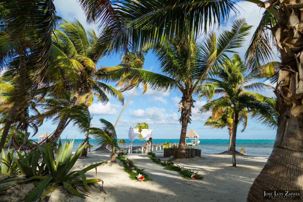 Private Beach Wedding Belize | Diamond Reed Villas | Ambergris Caye, Belize