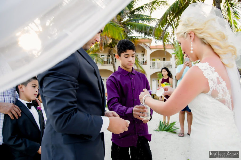 Private Beach Wedding Belize | Diamond Reed Villas | Ambergris Caye, Belize