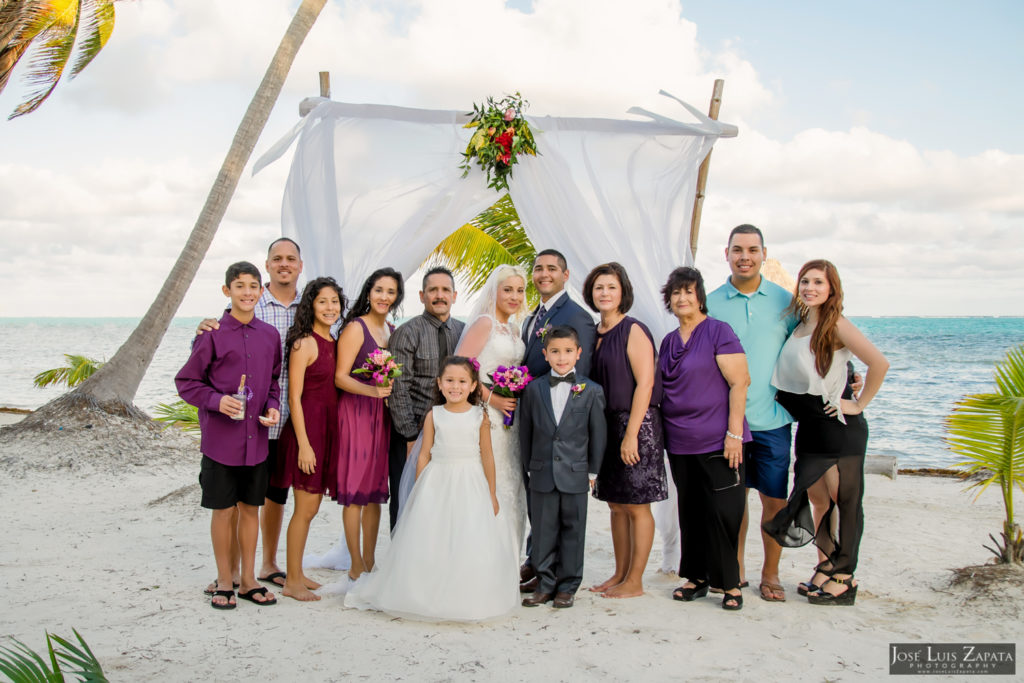 Private Beach Wedding Belize | Diamond Reed Villas | Ambergris Caye, Belize