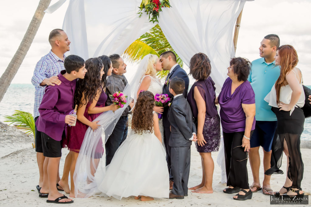 Private Beach Wedding Belize | Diamond Reed Villas | Ambergris Caye, Belize