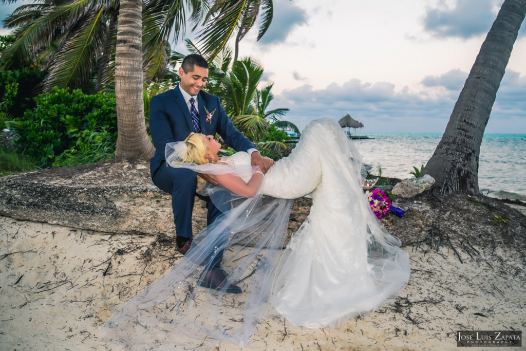 Private Beach Wedding Belize | Diamond Reed Villas | Ambergris Caye, Belize