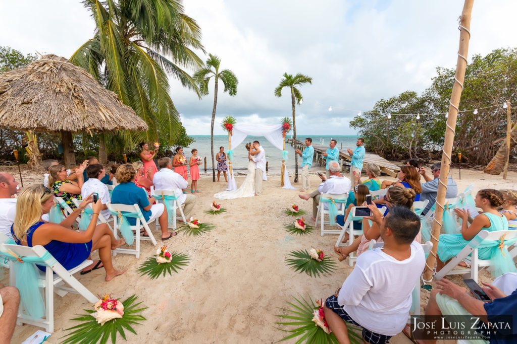 Destination Weddings Belize - Private Vacation House Island Wedding