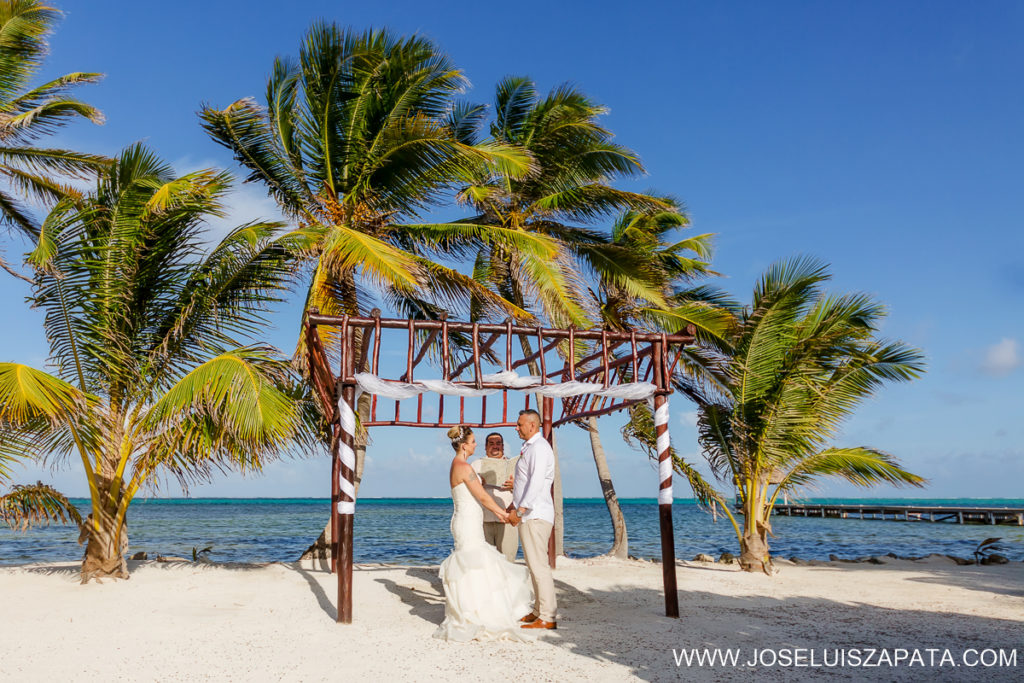 Mayan Ruins Beach Wedding Belize - Belize Mayan Ruin Wedding Photos and Beach Wedding