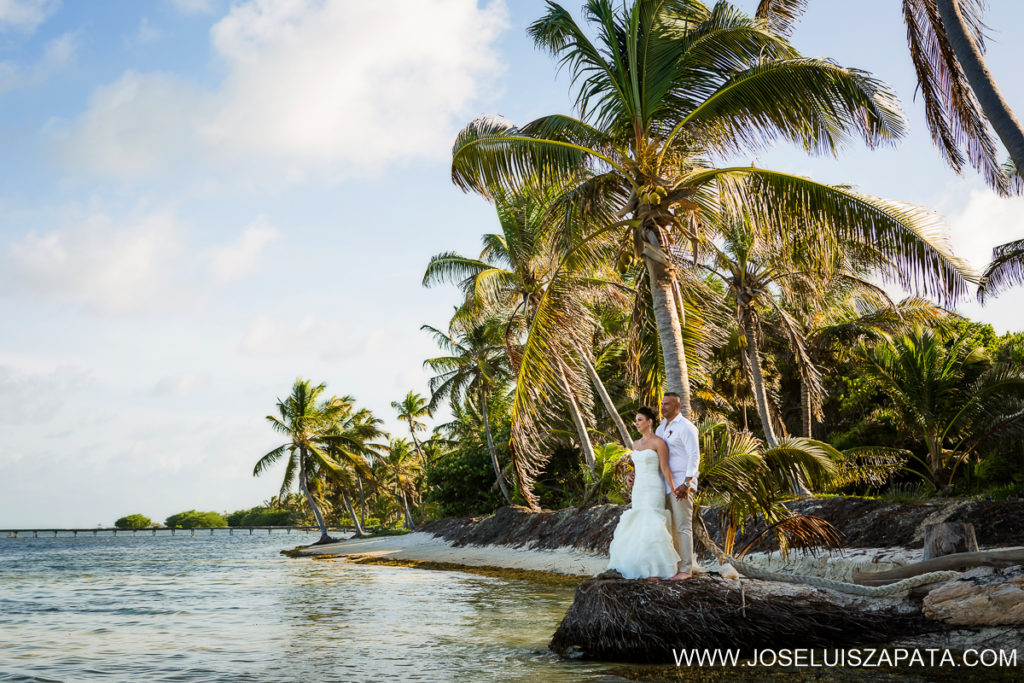Belize Mayan Ruin Wedding Photos and Beach Wedding