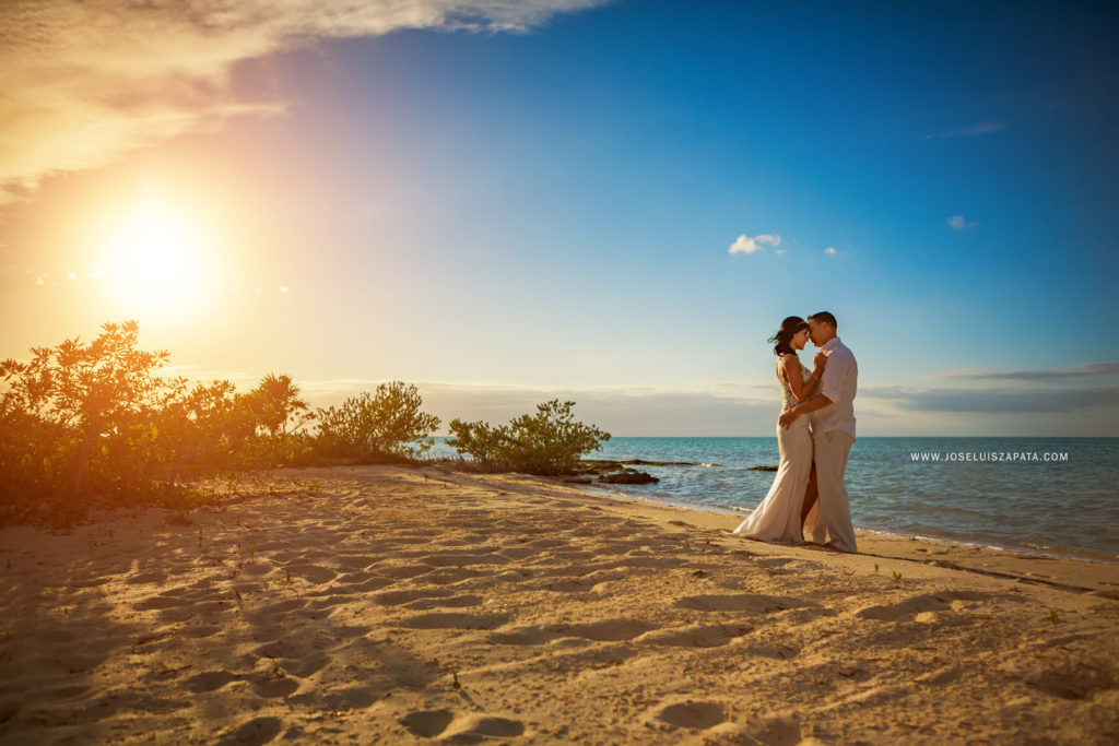 Sunset Wedding Ambergris Caye Belize