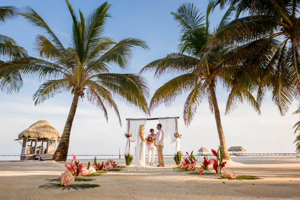 Destination Wedding Elopement Wedding San Pedro Belize Jose Luis Zapata Photography Belize Photographer