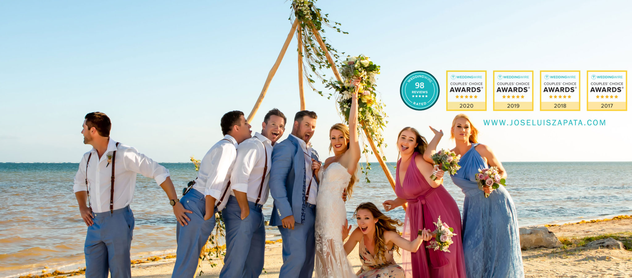 Award Winning Belize Photographer. Jose Luis Zapata Photography Named  Winner in 2020 WeddingWire Couples' Choice Awards