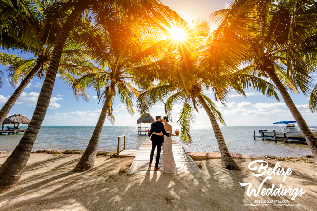 San Pedro Belize Elopement Mahogany Bay Resort Ambergris Caye Weddings