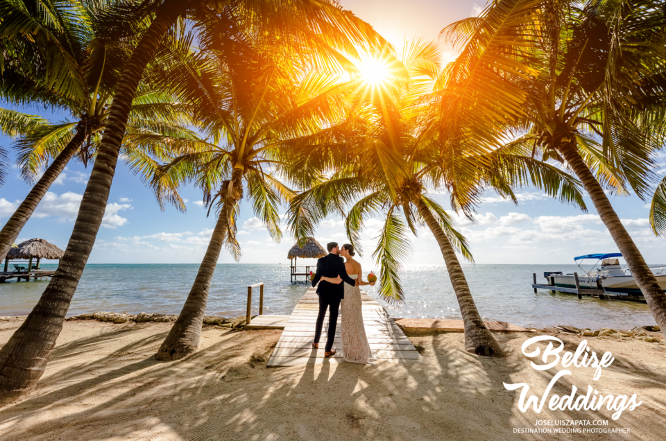 San Pedro Belize Elopement Mahogany Bay Resort Ambergris Caye Weddings