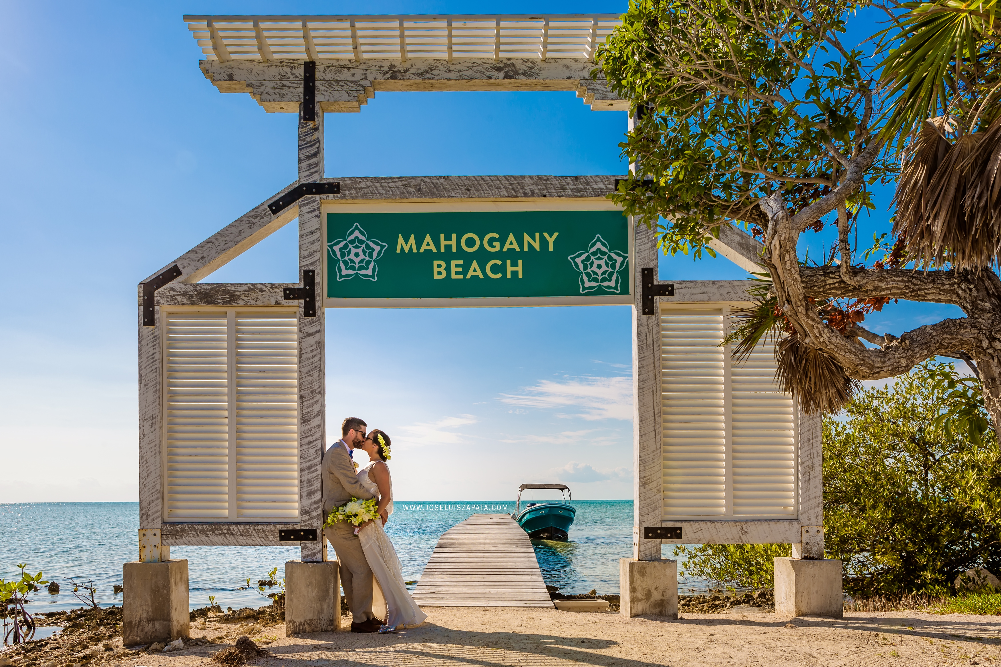 San Pedro Belize Elopement Mahogany Bay Resort Ambergris Caye Weddings