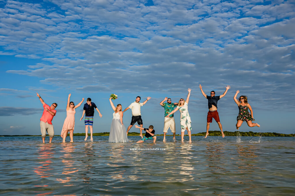 San Pedro Belize Sandbar Wedding Photographer Jose Luis Zapata Photography