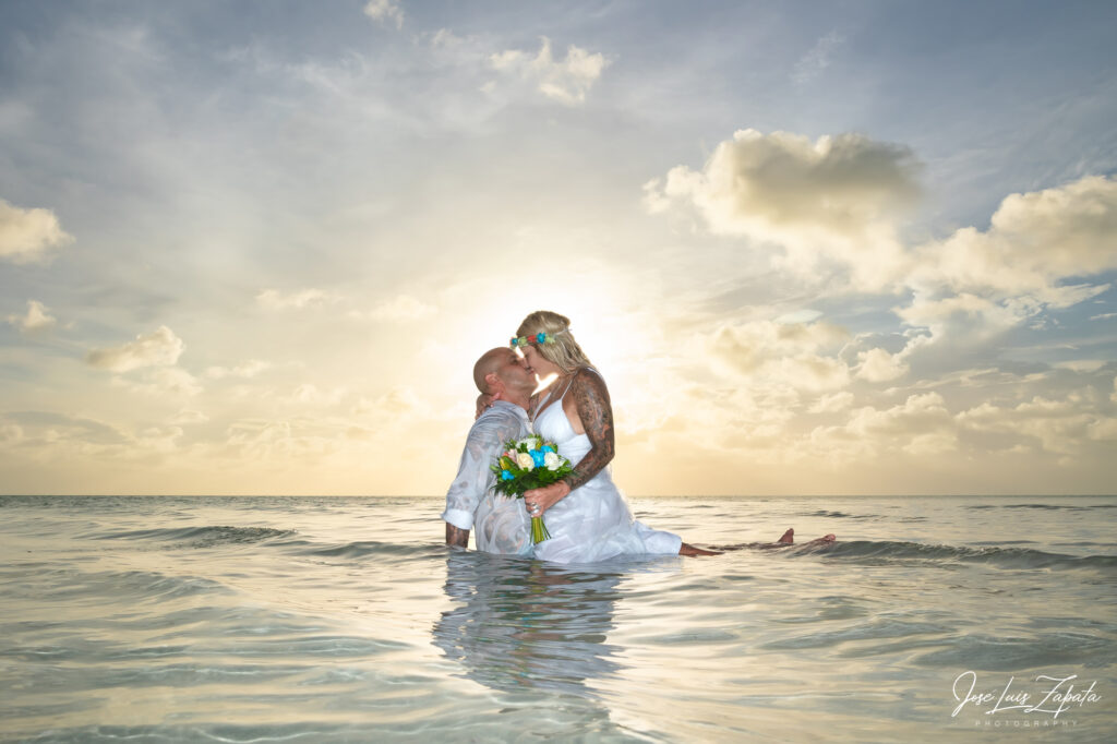 Adventure Sandbar Wedding Family Photos San Pedro Ambergris Caye Belize Photographer Jose Luis Zapata Photography