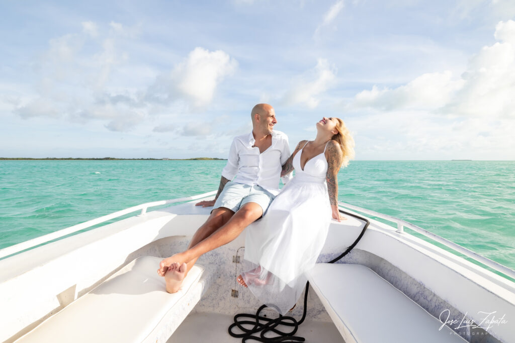 Adventure Sandbar Wedding Family Photos San Pedro Ambergris Caye Belize Photographer Jose Luis Zapata Photography